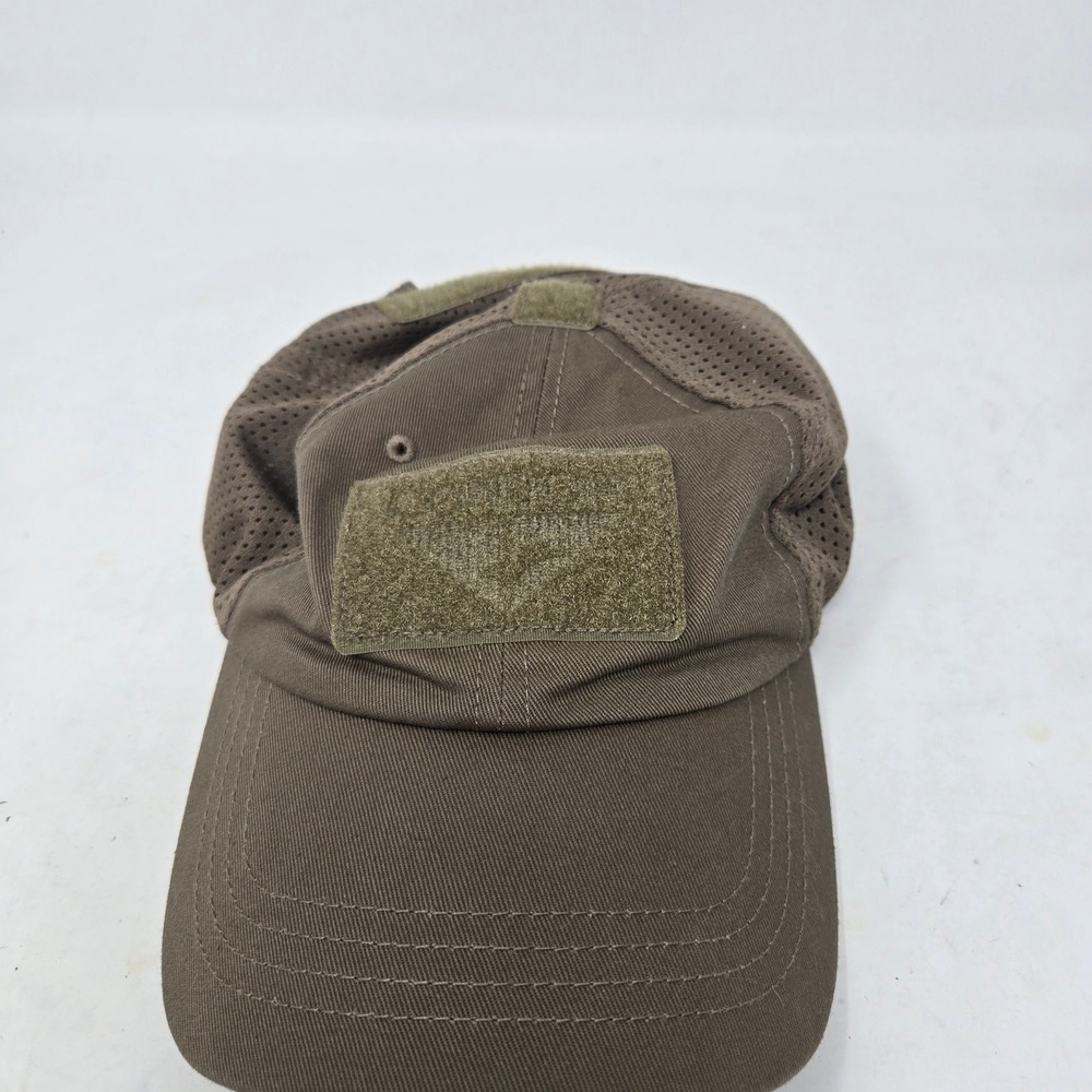 Condor Tactical Mesh Cap Brown Adjustable Patch Panels Ball Hat TCM-019